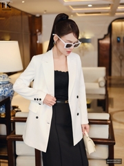 Vest Brazer dáng rộng 4 cúc siêu sang NKAK2507002