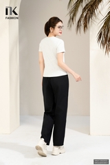 Áo Thun Cổ Tròn Croptop 25, Năng Động Vải Mềm Mịn NKAT2502005