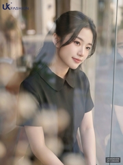 Sơ mi Linen cổ sen kiểu dáng mới, mềm mát, gọn dáng UKSM2604006