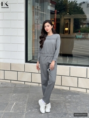 Bộ Đồ Thể Thao Bầu Mí NK Fashion Thời Trang Công Sở Trẻ Trung, Năng Động Mặc Thoải Mái NKBD2410001