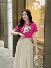 Chân váy xếp đỉa to kiểu dáng mới, dễ mặc UKCV2504006