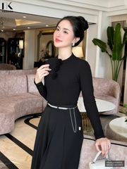Áo Len Đính Hoa NK FASHION Thời Trang Công Sở Thanh Lịch, Dễ Mặc, Vải Mềm Mịn NKAL2409002
