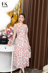 Đầm Maxi Hoa Buộc Yếm NK Fashion Hóa Thành Nàng Thơ Dịu Dàng, Nữ Tính NKDV2302004
