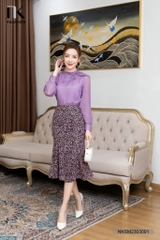 Áo Sơ Mi Dài Tay Tơ Nơ Cổ NK Fashion Công Sở Nữ Thanh Lịch Vải Mềm Mịn NKSM2303001