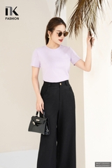 Áo Thun Cổ Tròn Croptop 25, Năng Động Vải Mềm Mịn NKAT2502005