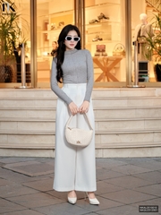 Quần ống rộng xếp ly Nk thoải mái, sang xịn, dễ mặc NKQU2512001