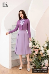 Chân Váy Xòe Ly Xếp Thanh Lịch, Sang Chảnh NKCV2310001