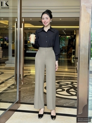 SƠ MI CỔ NƠ TAY BỒNG TRẺ TRUNG, THANH LỊCH NKSM2409002