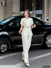 SET NK LUCIE Sang Trọng Chất Vải Cao Cấp NKBD2501001 ( Gồm cả áo + quần )