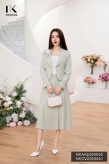 Vest 2 Lớp Cúc Đơn Quấn Hoa, Thanh Lịch, Sang Trọng NKAK2309006