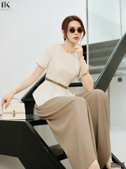 Sơ mi peplum kiểu điệu đà pha chút kiêu kì LUSM2507035