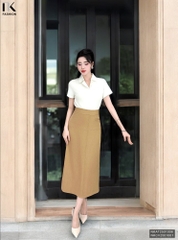 Áo Thun Cổ Ve Thời Trang Công Sở NK Fashion Basic, Trẻ Trung, Tinh Tế, Chất Vải Mềm NKAT2501006