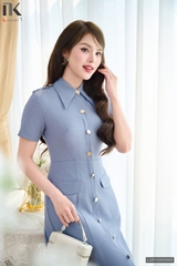 Đầm cổ đức 7 mảnh siêu tôn dáng LUDV2503003