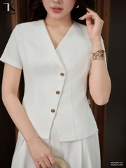 Ki giả cổ ve đơn 2 lớp dịu dàng NKSM2601012