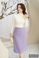 NK Fashion Chân Váy Dáng A Chất Liệu Dạ Text Có Lớp Lót Dày Dặn NKCV2311001