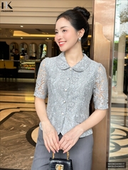 Áo ren cổ sen xinh xắn, sang chảnh NKSM2409017