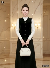 Áo Gile nhung cực sang, trẻ mà vẫn ấm áp NKSM2511001