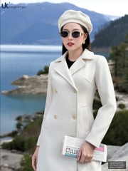 Áo Khoác Dạ UK Trendy Công Sở Nữ Sang Trọng, Thanh Lịch Vải Mềm Mại UKAK2410005
