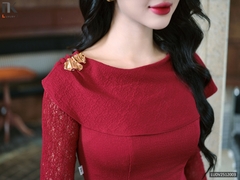 Đầm tiệc thiên hương cực sang mịn LUDV2512003