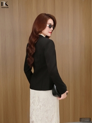 Vest cổ leo cúc đơn thanh lịch, duyên dáng LUAK2509003