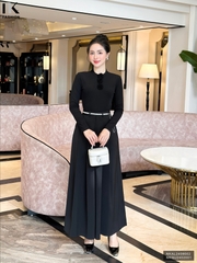 Áo Len Đính Hoa NK FASHION Thời Trang Công Sở Thanh Lịch, Dễ Mặc, Vải Mềm Mịn NKAL2409002