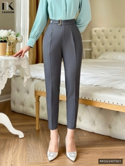 Quần Baggy Đai Cạp NK Fashion Thanh Lịch, Nữ Tính Vải Mềm Mịn NKQU2407001