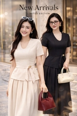 Sơ mi 7 mảnh cổ U trẻ trung, mềm mướt NKSM2601024