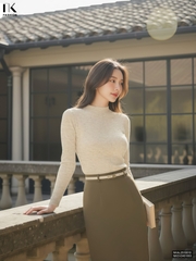 Áo giữ nhiệt len phảy mới lạ NKAL2510010