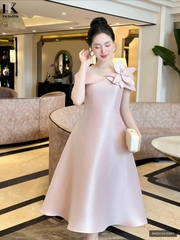 Đầm tiệc hoa hướng dương sang chảnh, tinh tế NKDV2410001