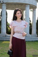 Sơ mi bèo lụa sang mịn NKSM2504001