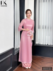 Áo dài 2 tà duyên dáng, mới lạ NKDV2411001 ( ko kèm quần + PK)