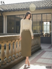 Áo giữ nhiệt len phảy mới lạ NKAL2510010