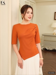 Áo len tay lỡ 3 cúc cách điệu xinh NKAL2508002