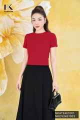 NK Fashion Áo Thun Croptop Trẻ Trung, Thoải Mái NKAT2401001