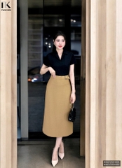 Áo Thun Cổ Ve Thời Trang Công Sở NK Fashion Basic, Trẻ Trung, Tinh Tế, Chất Vải Mềm NKAT2501006