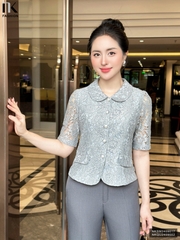 Áo ren cổ sen xinh xắn, sang chảnh NKSM2409017