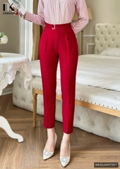 Quần Baggy Đai Cạp NK Fashion Thanh Lịch, Nữ Tính Vải Mềm Mịn NKQU2407001