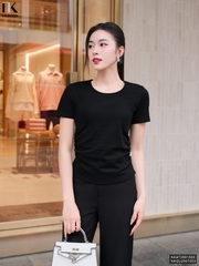 Áo thun nhún eo kiểu cách mới, trẻ trung, mới lạ NKAT2501003