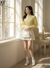 Chân váy A xếp Unaa xinh xắn, trẻ trung UNCV2509002