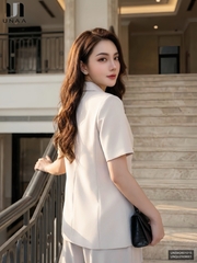 Blaze cộc tay cổ ve trẻ trung nhẹ nhàng mà sang UNSM2601015