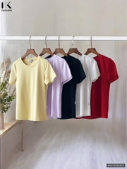 Áo Thun Cổ Tròn Croptop 25, Năng Động Vải Mềm Mịn NKAT2502005
