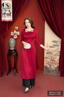 NK FASHION Áo Dài Cổ Ngọc Hoa Cổ Xinh Xắn, Dễ Thương NKDV2312001