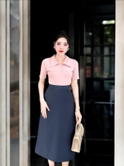 Áo Thun Cổ Nhọn 2 Cúc  Thanh Lịch, Năng Động Vải Mềm Mịn NKAT2501008