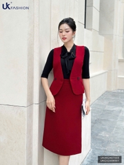 Chân váy A UK Fashion Công Sở Nữ Thanh Lịch, Vải Mềm Mịn UKCV2406001