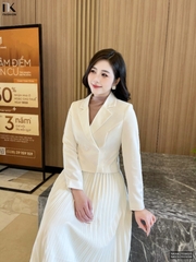 Vest 2 lớp 4 cúc croptop thanh lịch, gọn gàng NKAK2509005