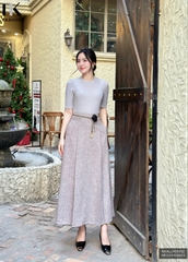 Chân váy tiêu xếp dài sang xinh NKCV2409003