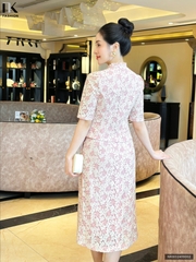 Set ren hoa nổi chân váy A sang xin NKBD2409002
