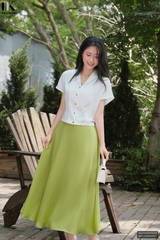Chân váy xoè chiffon dễ mặc, mềm mát NKCV2503001