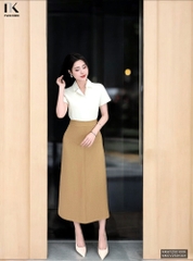 Áo Thun Cổ Ve Thời Trang Công Sở NK Fashion Basic, Trẻ Trung, Tinh Tế, Chất Vải Mềm NKAT2501006