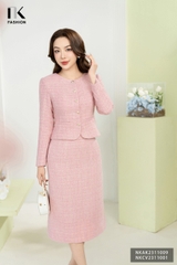 NK Fashion Chân Váy Dáng A Chất Liệu Dạ Text Có Lớp Lót Dày Dặn NKCV2311001